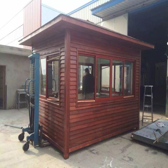 石家庄实木岗亭制作