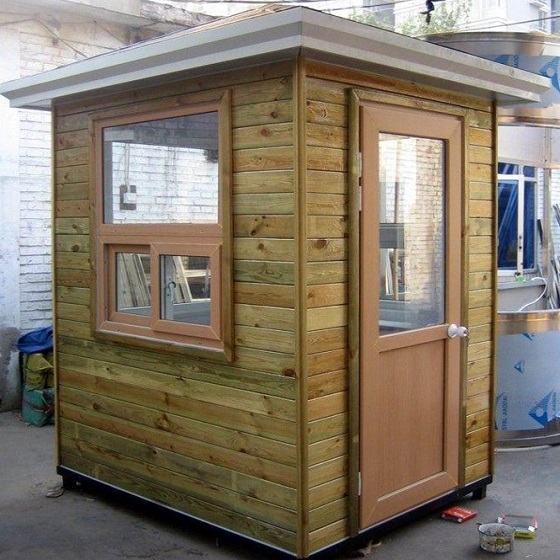 石家庄防腐木岗亭制作