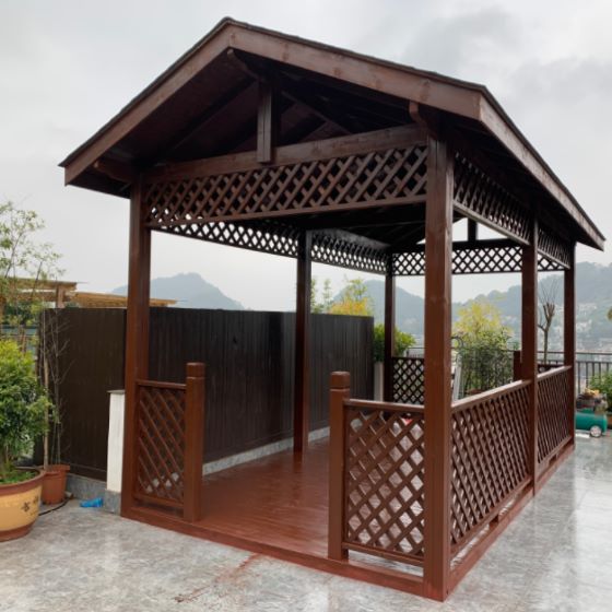 石家庄凉亭长廊制作